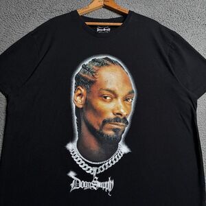 Dogg Supply By SNOOP DOGG Mens Short Sleevell Rap T Shirt 2X Black Hip Hop